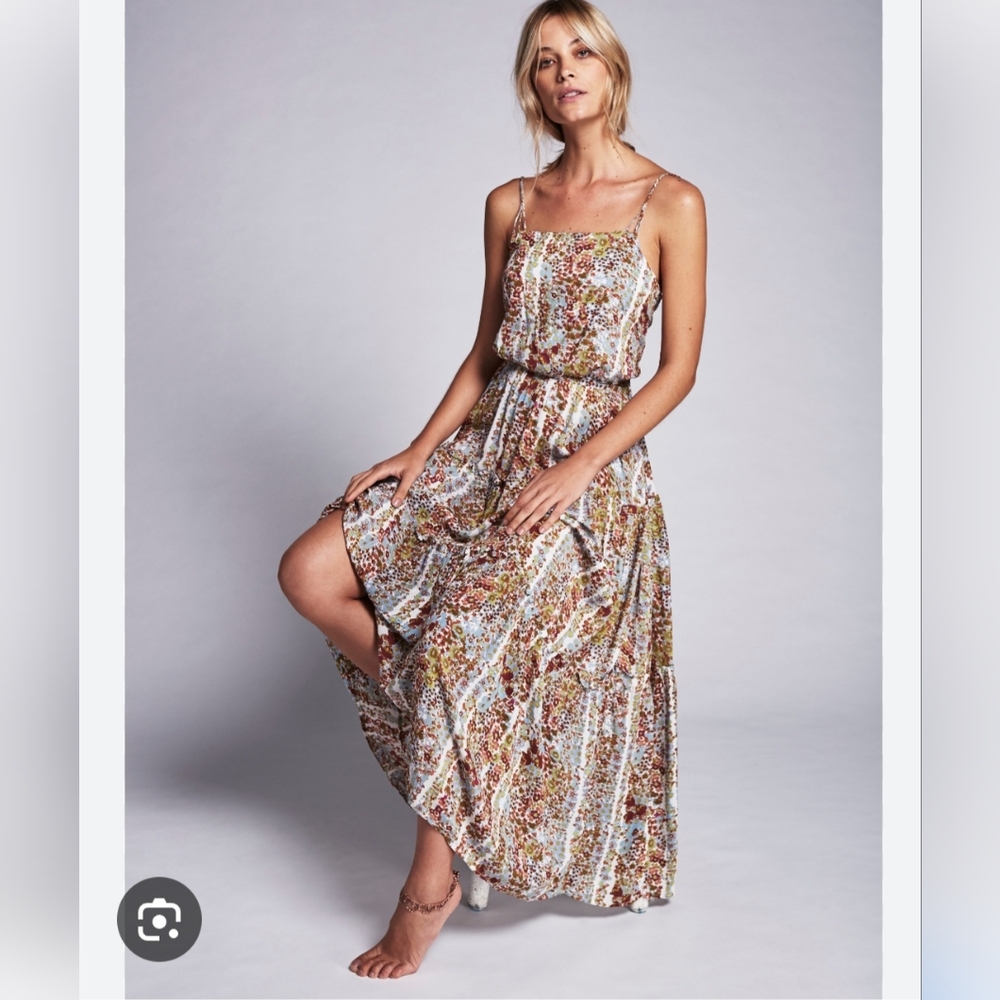 Free People Valerie Print Dress Spring Garden Combo NWT Retail: $148 XS